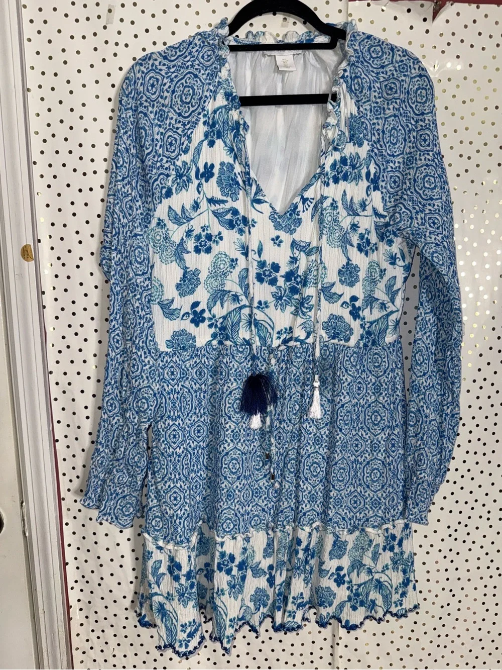 house of harlow blue and white dress House of Harlow 1960 | Dresses | House Of Harlow 96 White And Blue Floral  Dress